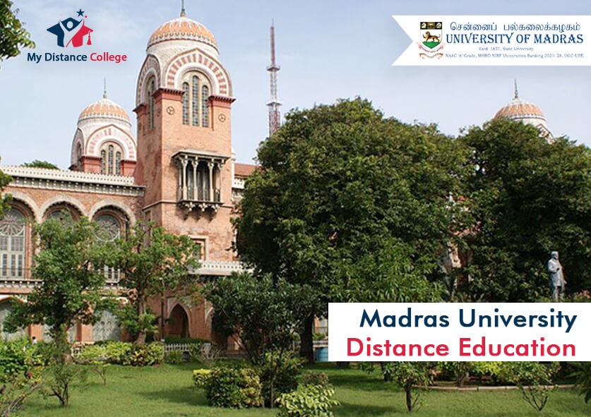 madras university distance education phd courses
